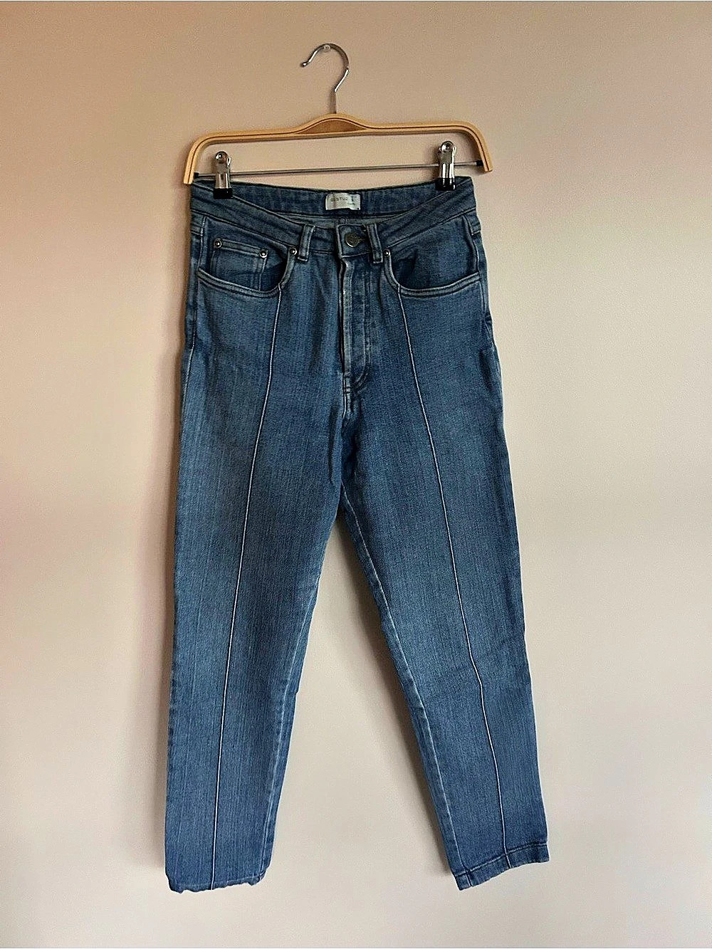 Gestuz Straight Leg Jeans in Blue